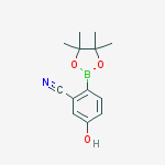 5-hydroxy-2-(4,4,5,5-tetramethyl-1,3,2-dioxaborolan-2-yl)benzonitrile