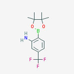 2-(4,4,5,5-tetramethyl-1,3,2-dioxaborolan-2-yl)-5-(trifluoromethyl)aniline